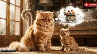 Ice Cream Adventure: A Cat and Her Kitten