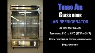 Turbo Air Glass Door Laboratory Refrigerator (4368A REFRIG)