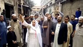 ppp woman wing kpk nighat orakzai Protest kpk government and Local Government  namk manda 1,
