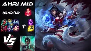 Ahri Mid vs Karma - NA Grandmaster Patch 14.5.1