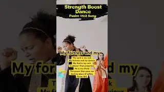 Strength Boost Dance - Psalm 18:2 song #shorts #rock #bibleverse