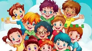 Face Song |Eyes, ears, nose and mouth song | Robby Rabbit Song| kids English @Englishfunshorts123