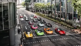 SUPERCARS OF SINGAPORE (SOS) CHINESE NEW YEAR DRIVE [4K]