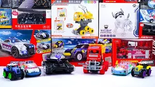 Unboxing RC Police Car Tattoo, RC Water Bomb Tank, DUWOL Excavator Truck R/C