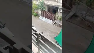 Rehmat ki baarish ,after a long heatwave in Lahore ,alhamdolillah #heat #summerheat #rain #lahore