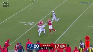 Big 4th down conversion for KC with 3 minutes to go 