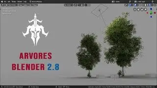 CRIANDO ARVORES COM MTREE BLENDER 2.8