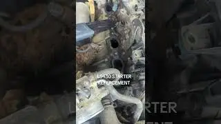 Lexus Ls430 STARTER replacement 🧰 #jdm #automobile #repair #shorts #fyp #toyota #v8 #automechanic
