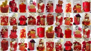 ❤️Cake Cake/Cake Decoration/Red Cake Design/Cake Ki Design/Anniversary Cake/Birthday Cake/Cake
