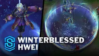 Winterblessed Hwei Skin Spotlight - Pre-Release - PBE Preview - League of Legends