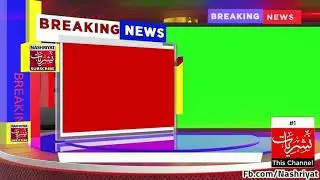 Breaking News Green screen Free Template new VFX chroma key