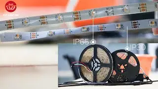BTF-LIGHTING Tutorial: SK6812 RGBW/RGBCW Waterproof Test (IP30& IP65)