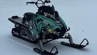 2018 Polaris sks ditch riding #snow #snowmobile #riding