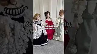 Waltz Musical Dolls, Joanna, Marie Louise, Renata from Franklin Heirloom Porcelain Dolls