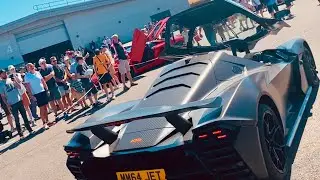 THE BRITISH CAR SHOW 2025 at Farnborough Airport MARK McCANN KTM X-BOW GTX Hyper Car vs FAIR DODGEMS