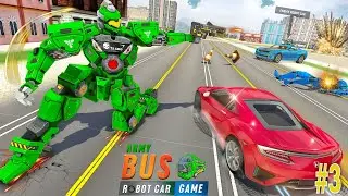 Army Bus Robot Transform Wars - Robot Games | Transformer Games | Robot Transforming Games | #3