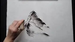 Ink painting - mountains part 01