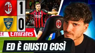 MILAN LECCE 1-0 | CON LA PUNTA VERA IL MILAN VINCE LA PARTITA