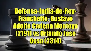 Defensa-India-de-Rey-Fianchetto: Gustavo Adolfo Cadena Montoya (2191) vs Orlando Jose Ossa (2314)