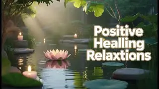 Relaxing Water Sounds & Lotus Meditation 🧘&zwj;♀️ Zen Candlelight for Deep Sleep