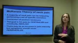 McKenzie Theory and Classification of Neck Pain-Katie Palmer,PT, DPT