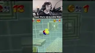 Super Mario 64 Invisible Wall #shorts #gaming #supermario64 #Mario64 #Nintendo #shortsvideo