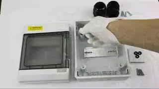 LeMotech 4 Way Circuit Breaker Box IP66 PCABS Alloy Plastic Transparent Cover Power Distribution Box