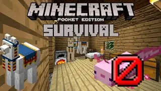 Minecraft PE: Adoptando a unas llamas y yendo a minar - ElJPHD360