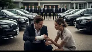 Single Mom's Heartwarming Act Bandages Billionaire's Hand &mdash; 200 Black Cars Arrived the Next Day!