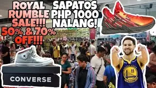 Royal Rumble Sale Event na 50% OFF! Bakit Naging 70% OFF! Na | SUGOD DITO🔥 Sapatos Php.1,000 Nalang