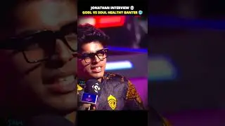 Jonathan Interview 🥶 Godl vs Soul Healthy BANTER 📢 @JONATHANGAMINGYT #bgmi #pubgmobile #shorts