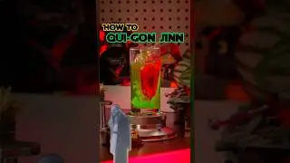 How To Make Qui-Gon Jinn | Star Wars Cocktail | #quigonjinn #starwars #sincitybartender