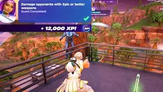 Damage opponents with Epic or better weapons Fortnite