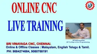 ONLINE CNC LIVE TRAINING – CNC ONLINE TRAINING – ONLINE CNC TRAINING