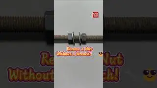 No Wrench? No Problem! Genius Way to Remove a Nut Using Just a Threaded Rod