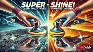 Steel Polishing Kaise Kare? | Angle Grinder & Felt Polish Se Steel Ko Chamkaye