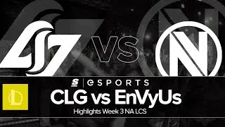 Highlights: CLG vs NV (NA LCS Summer W3D3 Full Series)