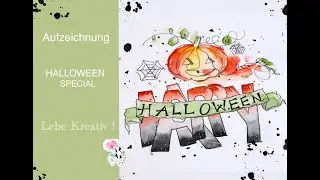 Halloween Projekt mit Handlettering & One Line Art
