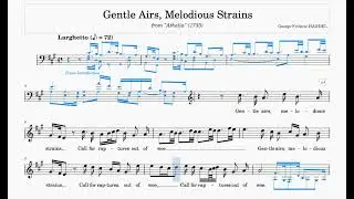 Gentle Airs, Melodious Strains (Handel) | Tenor | Trinity Grade 7 | Group A(i) | 36 bpm | Sing-Along