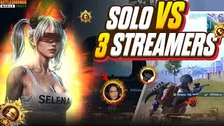 Solo Enough Vs 3 Streamers 🥷 |  Streamer Called Me H@cker On Live ‼️