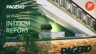 Pagero Group  - Q2 presentation 2022