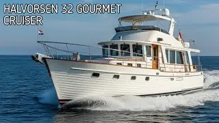 The Halvorsen 32 Gourmet Cruiser | Small Trawler, Big Personality