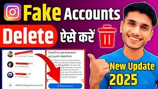 Instagram se fake id kaise delete kare | how to delete fake instagram account permanently