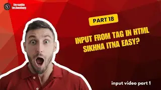 HTML input tag se forms banana bilkul easy!💻🔥