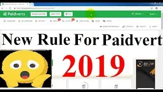 Paidverts New Rule For Earning 2019 | Paidverts Online Earning |