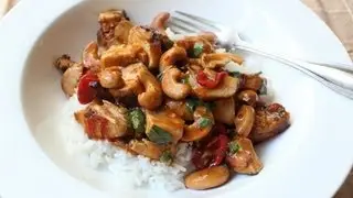 Cashew Chicken - Leftover Chicken with Cashews in Spicy, Sweet & Sour Sauce