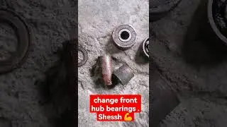 changing front hub bearing