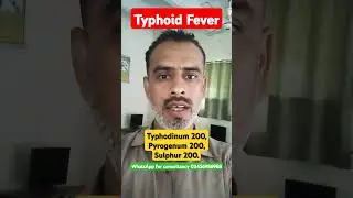 #typhoid #typhoidfever #typhoidtreatment #typhodinum #pyrogenum #sulphur #typhoidfevermedicine
