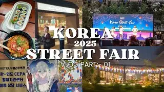 Korea Street Fair 2025 || Aerocity #southkorea #koreastreet 