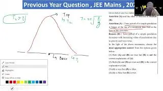 Assertion(A) : The time period of a simple pendulum is longer at the top of pendulum